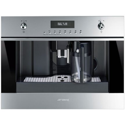Smeg CMS6451X Classic Fully Automated Built-in Coffee Machine and Cappuccino Maker