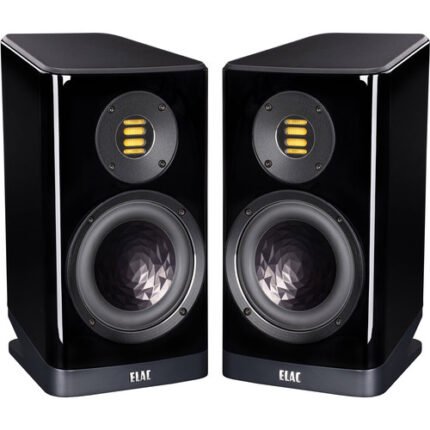ELAC Vela BS 403 2-Way Bookshelf Speakers (Gloss Black, Pair)