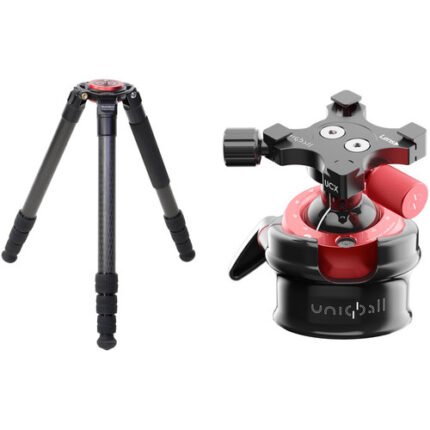 UniqBall IQuick3Pod 40.4L Carbon Fiber Tripod with UBH 45XC-2 Ball Head with X-Cross Clamp Kit